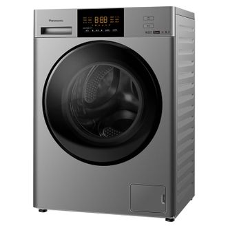 松下/Panasonic  全自动滚筒洗衣机10公斤高洗净比泡沫净光动银除菌双极除螨BLDC变频 XQG100-NVAC