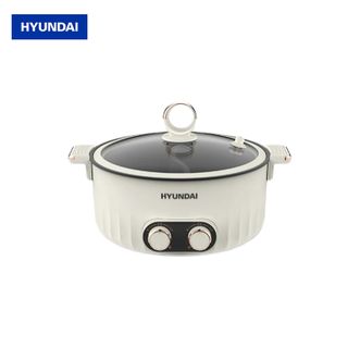  Hyundai  家用多功能鸳鸯电火锅 料理锅 电煮锅5L