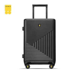 地平线8号  环游系列 经典竖条纹 20寸ABS+PC登机箱LA-1625-02TMT 黑
