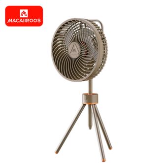 MACAIIROOS  电风扇折叠风扇充电式强力续航台立两用自带氛围灯户外露营便携易收纳   MC-FS07A
