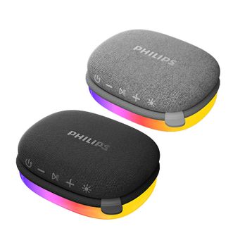 飞利浦/Philips  无线蓝牙音响TAS2307便携式户外广场舞音箱防水高音质低音炮随身电脑桌面生日礼物儿童情人节男女生日礼物