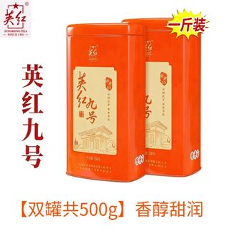 英红  浓香型茶叶 大份量口粮茶罐装【双罐装250g*2罐】 香醇甜润