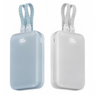 ZNNCO  20000毫安充电宝  3C认证45W氮化镓超级双向快充自带线  大容量适用苹果17-8华为小米移动电源