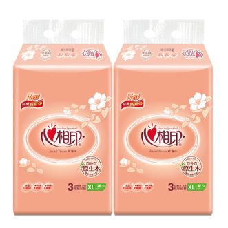 心相印抽纸经典系列2层200抽3包/提x2提