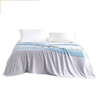 罗莱家纺 临风听海法兰绒毯 罗莱家纺 临风听海法兰绒毯