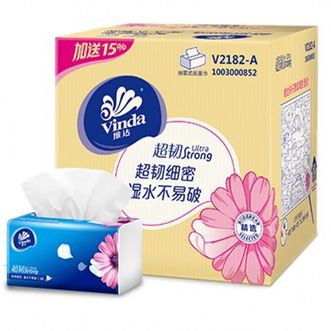 维达  抽纸 3层150抽*24包/箱 自然无香面巾纸