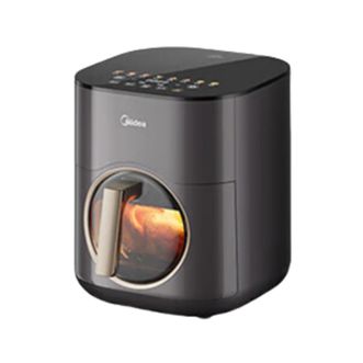 美的/Midea  空气炸锅 可视窗口不用翻面  家用全自动 6升实用大容量 烤箱一体机KZC6053