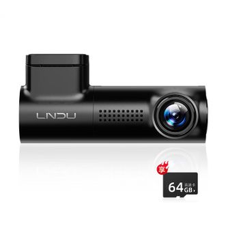 凌度（BLACKVIEW）  Z500L行车记录仪 1296P高清夜视F1.55大光圈 单镜头+64G内存卡