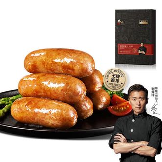 锋味派  烟熏蜜汁猪肉爆汁烤肠400g
