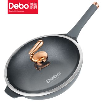 Debo  班克罗炒锅不粘锅32cm炒锅家用炒菜锅平底锅不沾锅DEP-DS374