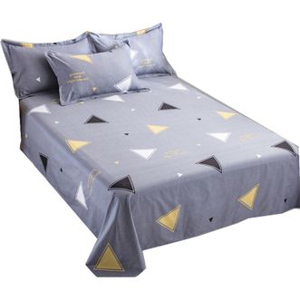 宜恋  全棉床单简约床上用品单件纯棉床单200x230cm/拉尔曼