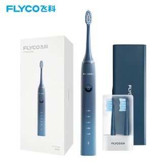 飞科/Flyco  电动牙刷成人家用男女款充电式全自动声波震动软毛牙刷情侣深海蓝