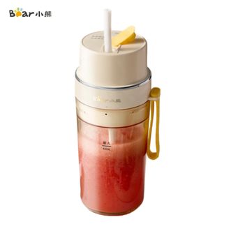 小熊/Bear  料理机便携榨汁杯小型榨汁机辅食机家用多功能果汁机可碎冰随行杯