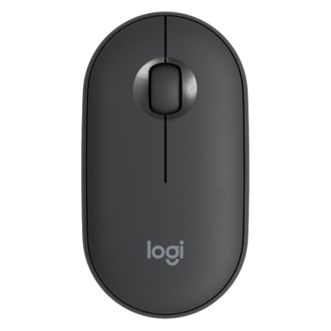 罗技/Logitech  PEBBLE无线蓝牙鼠标 轻音鼠标办公鹅卵石造型 轻薄便携