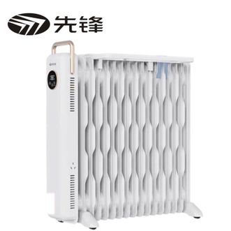 先锋  取暖电器电暖器电暖气片烤火炉油丁17片热浪油汀电暖炉智能款 DYT-YY1R