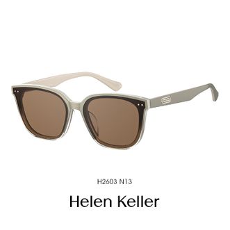 海伦凯勒（Helen Keller）  防晒太阳眼镜女防紫外线【琥珀镜】H2603N13茶色镜片