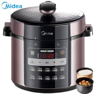 美的/Midea  高压锅 5L大容量 开盖收汁 多功能 一锅超多能 50X3-301