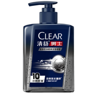 清扬  男士爽肤控油酷爽洁面啫喱190g长效控油