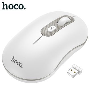 hoco.  铂莱2.4G商务无线鼠标 GM21白灰