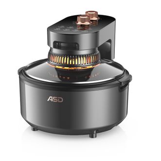 爱仕达/ASD  家用大容量4.5L空气炸锅环形可视天窗大功率1100W360°热风环流分体不粘炸篮电炸锅