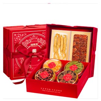 福东海  顺遂如意人参六宝225克（红参铁皮石斛人参鱼胶羊肚菌鹿茸）