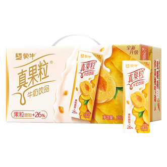 蒙牛  真果粒黄桃果粒250g×12盒新老包装随机发货