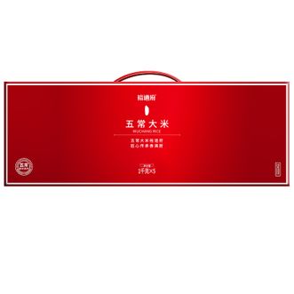 裕道府  东北五常大米  红色礼盒装 5kg
