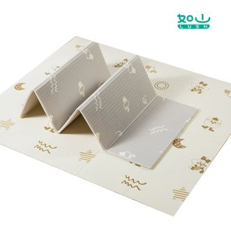 如山/LUSN  爬行垫 爬爬垫 加厚地垫 1800x200尺寸垫子 可折叠 地垫 精灵派对