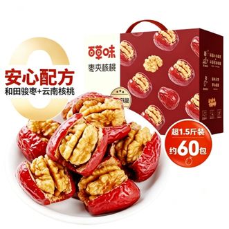 百草味  枣仁派100g枣夹核桃枣糕