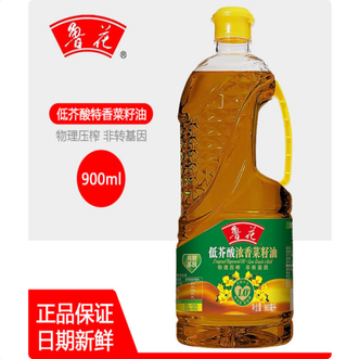 鲁花  低芥酸浓香菜籽油 900mL* 1.6L  香味浓郁 物理压榨食用油 粮油