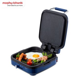 摩飞 /Morphy Richards  家用电饼铛烤肉烙饼双面加热三明治早餐机小型电饼锅煎烤机煎饼锅轻奢蓝