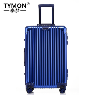 TYMON 泰梦金属灯塔铝镁合金拉杆箱24英寸男女出差旅行密码箱商务登机箱万向轮旅行箱行李箱 TM-1801 
