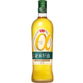 鲁花  欧洲双认证亚麻籽油750ml*1