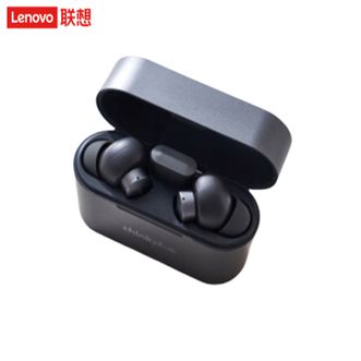 联想（Lenovo）  无线蓝牙耳机Min100入耳式降噪运动电竞游戏低延迟强音质超长续航礼物 会议翻译通用苹果华为小米  黑色