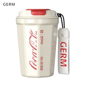 格沵/germ  可口可乐保温杯男女士翻盖咖啡保温水杯便携车载杯子390ml