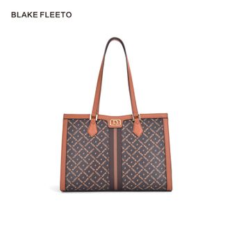 BLAKEFLEETO托特包小众包包斜挎包大容量手提老花气质手提包印花