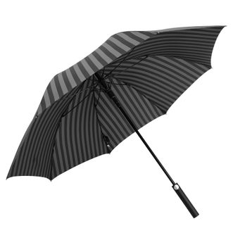 美度 MAYDU 商务加大加固双人雨伞 长柄条纹绅士自动开晴雨伞 男女两用直杆防风伞 M1152