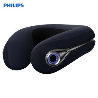 飞利浦/Philips  颈椎按摩仪颈椎按摩器热敷按摩枕揉捏热敷环绕式立体设计颈部按摩仪环形弹力骨架支撑