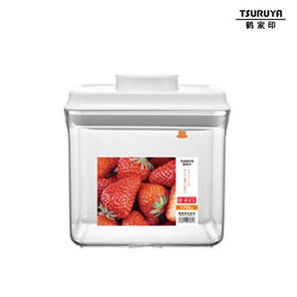 鹤家印(TSURUYA)  密封罐一键按压式杂粮收纳盒密封防潮奶粉罐零食坚果储物 1700ml
