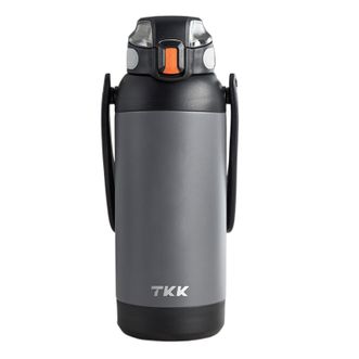 TKK  大容量316不锈钢吨墩桶水壶大肚水杯  猎鹰保温壶保温杯  暗夜黑1300ml TKK2015