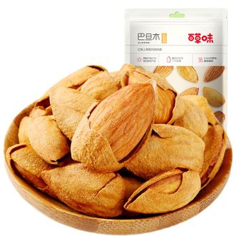 百草味 巴旦木100g*1袋 每日坚果炒货 干果坚果 休闲小零食
