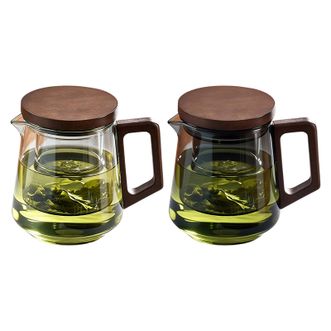 GIANXI  捷安玺玻璃泡茶壶茶水分离茶杯家用单壶一人独饮小茶具煮茶器茶壶525ml TBL631-01-B