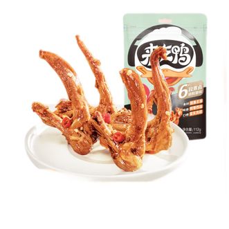 来伊份LYFEN  来吃鸭鸭锁骨甜辣味112g*2即食卤味熟食下酒菜解馋休闲零食