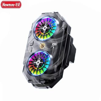 纽曼（Newmine）  手机散热器双核制冷款【双涡轮降温丨大面积极速制冷】半导体降温背夹电竞游戏直播吃鸡王者神器适用于苹果OPPO黑鲨iQOO