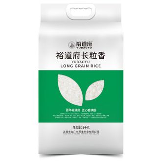 裕道府 东北大米 长粒香5kg双层袋 黑龙江五常大米