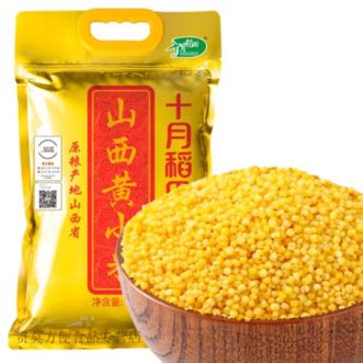 十月稻田  五谷杂粮粗粮黄小米2.5kg