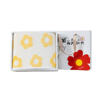 洁丽雅/Grace  浴巾单条盒装W3712浴巾*1 花漾系列-10