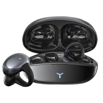 纽曼（Newmine）  蓝牙耳机骨传导概念适用索尼耳夹式开放式真无线不入耳运动跑步降噪挂耳式 遂空黑丨脉冲定向传音丨久戴不痛