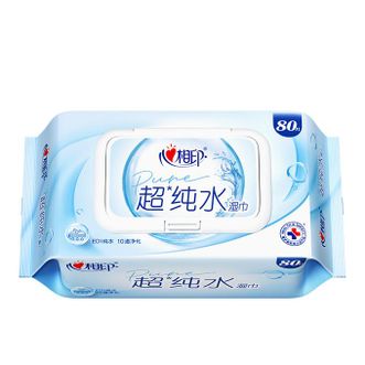 心相印 EDI超纯水湿巾80片*3包 婴儿适用手口湿纸巾 亲肤温和不含酒精 心相印 EDI超纯水湿巾80片*3包 婴儿适用手口湿纸巾 亲肤温和不含酒精