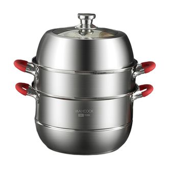 美厨（MAXCOOK）  悦享三层多用蒸锅28cm MCLP-605